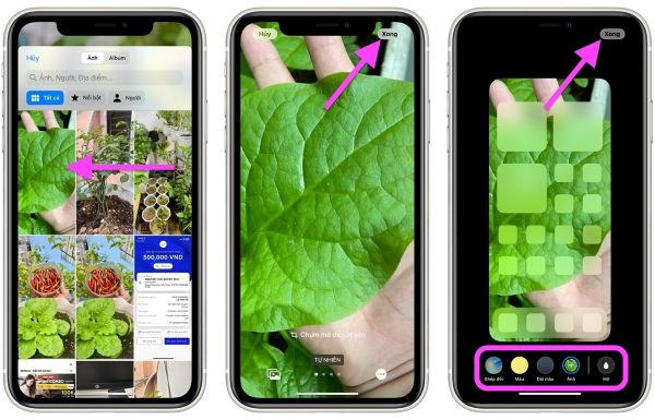 Các bước đổi hình nền iPhone 17