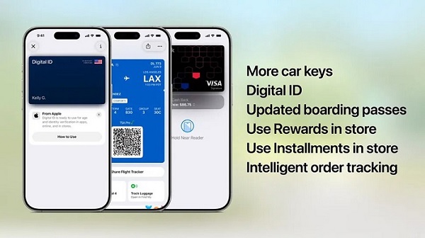 Những thay đổi trên Apple Wallet