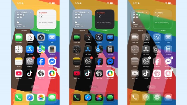 iOS 26 Beta 3 có sự thay đổi về giao diện Liquid Glass