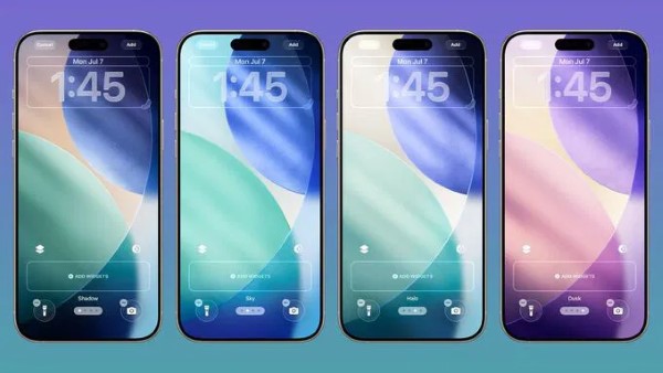 iOS 26 với bộ sưu tập hình nền với 4 biến thể mới