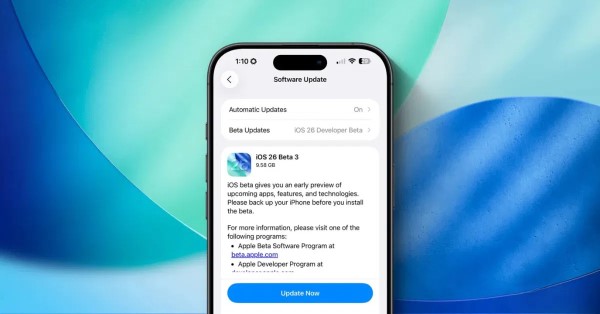 Phiên bản iOS 26 Beta 3 nâng cấp với sự ổn định tuyệt đối