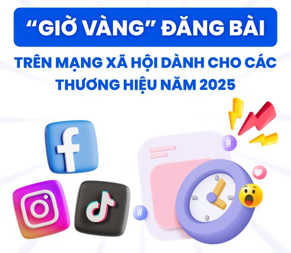 Khung giờ vàng riêng khi đăng bài trên các mạng xã hội khác cũng 