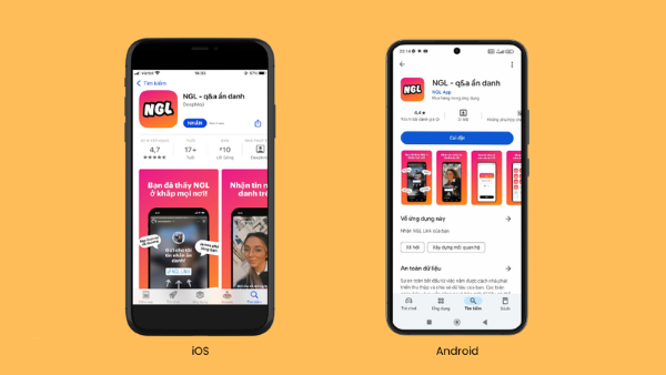 Nhấn Cài đặt hoặc Nhận