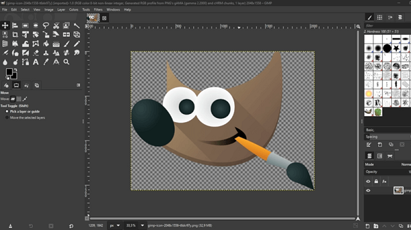 Phần mềm thiết kế logo GIMP