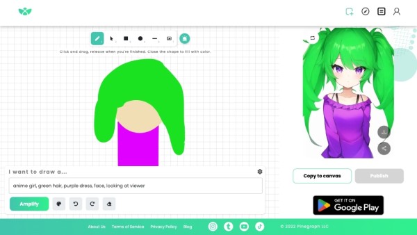 Nền tảng vẽ tranh Pinegraph