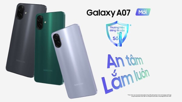 Lý do Samsung Galaxy A07 không có NFC
