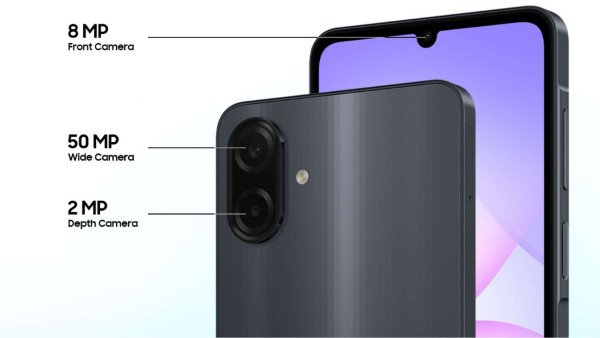 Galaxy A07 trang bị camera chính 50MP và cảm biến phụ 2MP