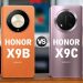 so sánh honor x9b và honor x9c