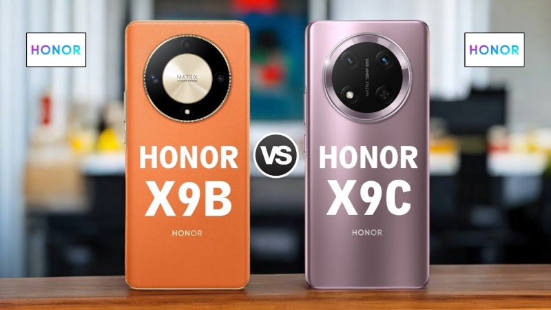 So sánh thiết kế Honor X9b và Honor X9c