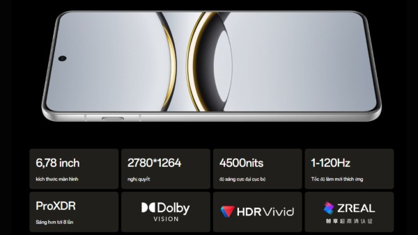 OPPO Find X8 Pro sở hữu màn hình LTPO AMOLED 2X 6.82 inch