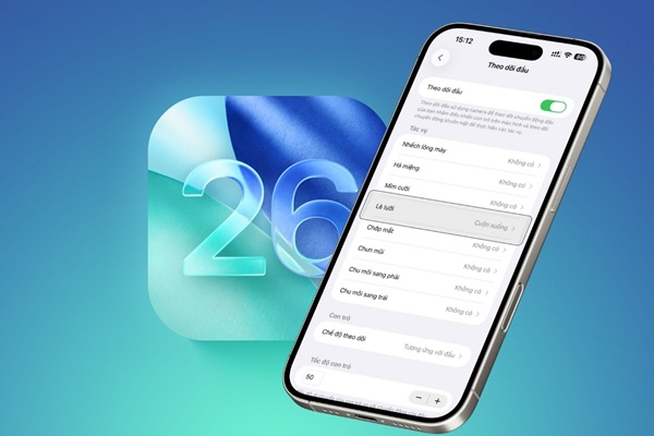 Đây là một trong những khả năng nhận diện cử chỉ khuôn mặt mới được Apple bổ sung trên iOS 26