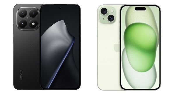 So sánh Xiaomi 15T và iPhone 15