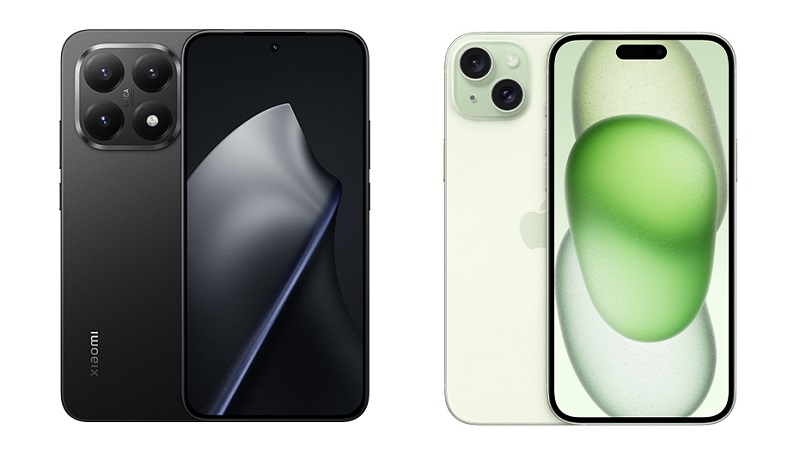 So sánh Xiaomi 15T và iPhone 15