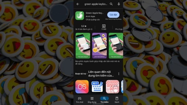 Tải và cài đặt Green Apple Keyboard