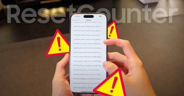 Những trường hợp iPhone bị lỗi reset counter