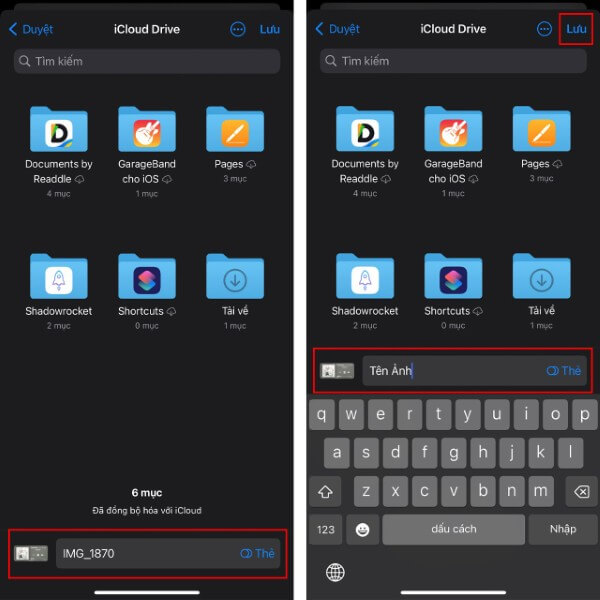 Chỉnh sửa tên ảnh thành tên mong muốn