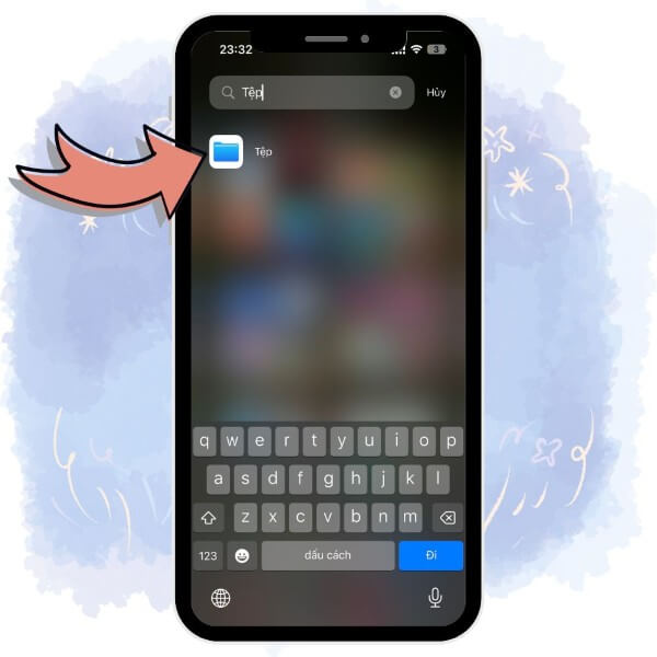 Mở ứng dụng Tệp