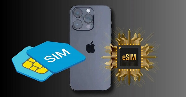 Không có khe cắm SIM vật lý