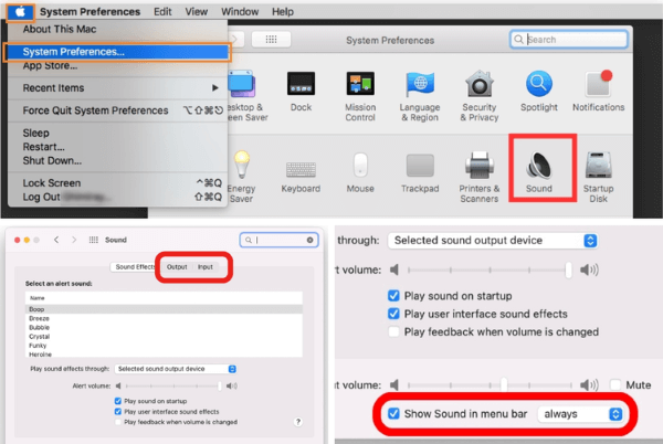 Thao tác tăng âm lượng trên Macbook