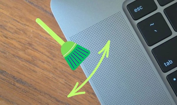 Vệ sinh khe loa trên laptop