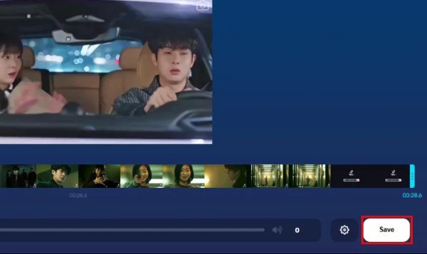 Chọn Save để lưu và tải video về 