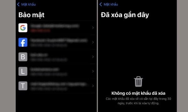 Mục Bảo mật giúp đưa ra cảnh báo