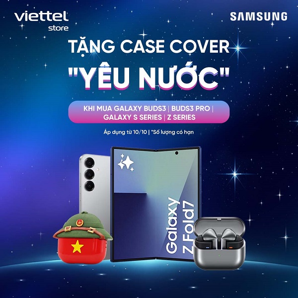 Samsung và Viettel Store ra mắt case cover 'Yêu nước tự hào' lan tỏa giá trị Việt 
