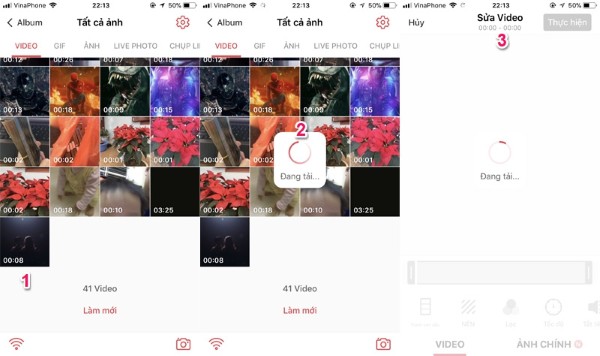 Mở intoLive và chọn đoạn video muốn chuyển đổi