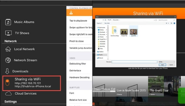 Bật Truyền qua WiFi