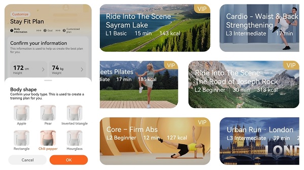 Ứng dụng Huawei Health là trung tâm lưu trữ dữ liệu luyện tập và sức khỏe