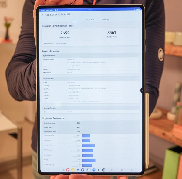 Sức mạnh từ chip MediaTek Dimensity 9400+ 
