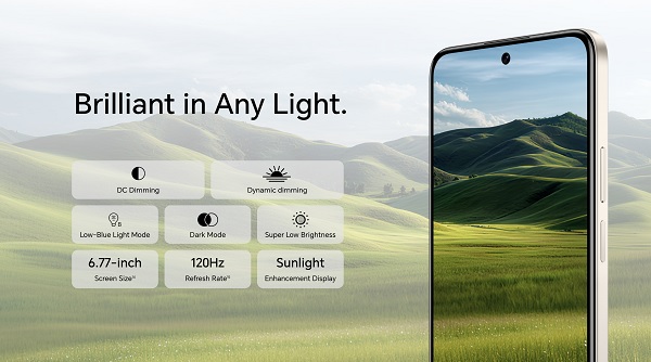 Máy trang bị màn hình LCD 6.77 inch