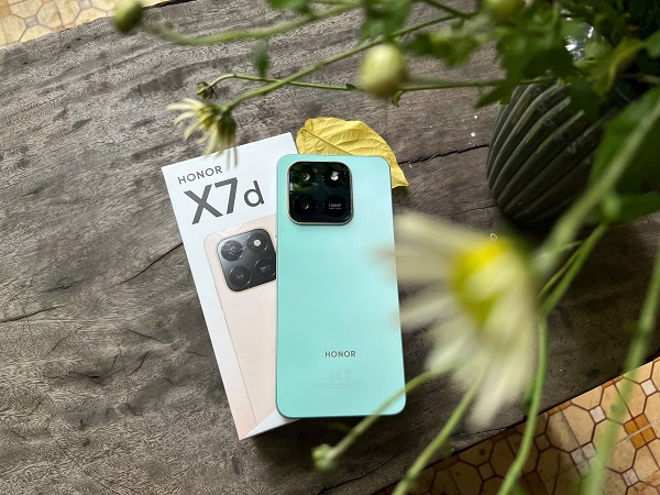 HONOR X7d có thiết kế vuông vắn
