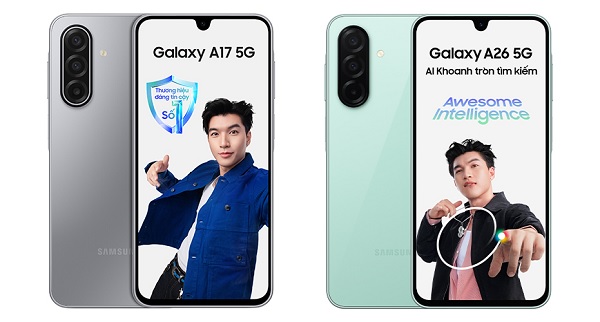 So sánh Galaxy A17 5G và Galaxy A26 5G