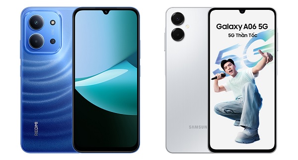 So sánh Xiaomi Redmi 15C và Samsung Galaxy A06 5G