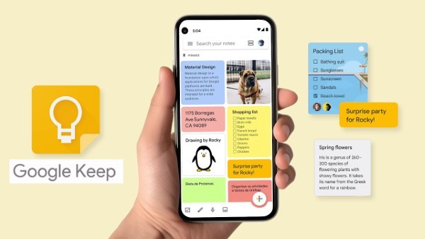 Ứng dụng ghi chú Google Keep 