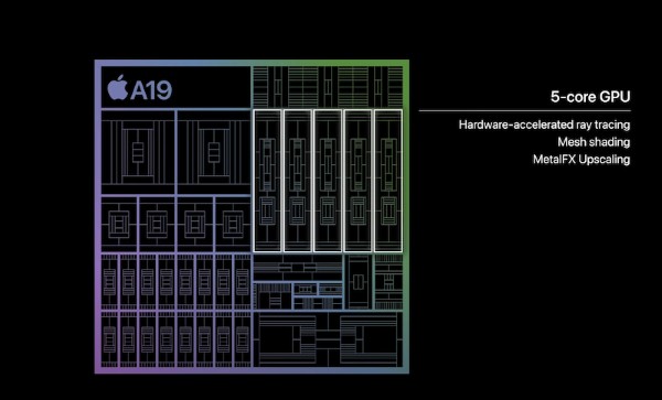 Chip A19 đảm bảo trải nghiệm mượt mà và không tốn quá nhiều năng lượng