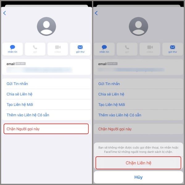 Chọn Chặn Người gọi này