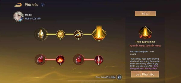 Bộ Phù hiệu dồn sát thương mạnh