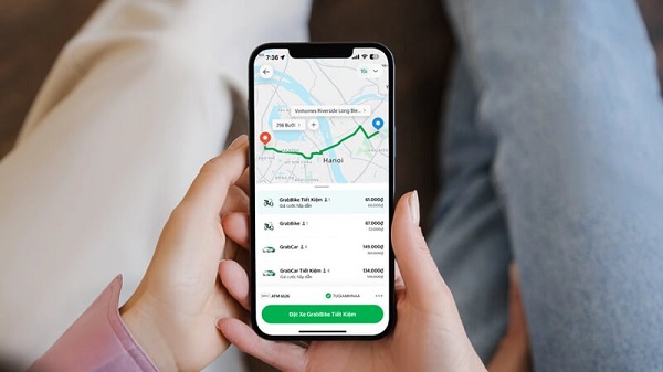 GrabCar 2 chiều cho phép đặt xe di chuyển giữa hai địa điểm và quay về