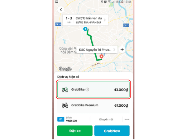 Chọn loại phương tiện di chuyển phù hợp