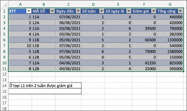 Bôi đen vùng dữ liệu cần xóa đường kẻ