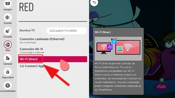 Kiểm tra tivi có hỗ trợ tính năng Wifi Display không