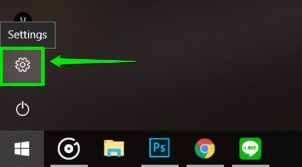 Chọn Cài đặt (Settings)