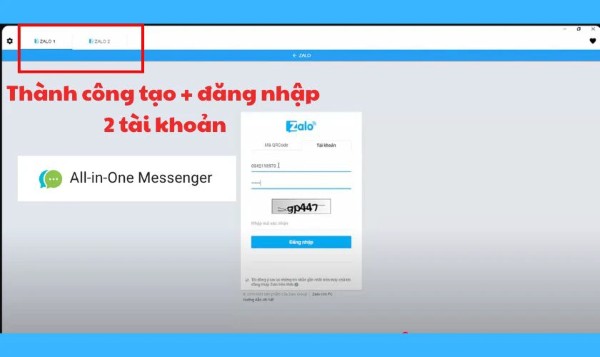 Chọn Zalo và đăng ký tài khoản khác bằng số điện thoại khác