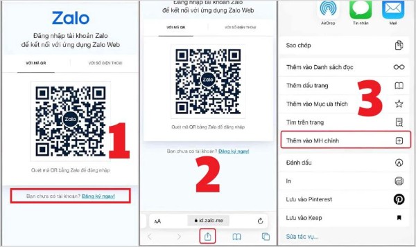 Đăng ký tài khoản Zalo mới 