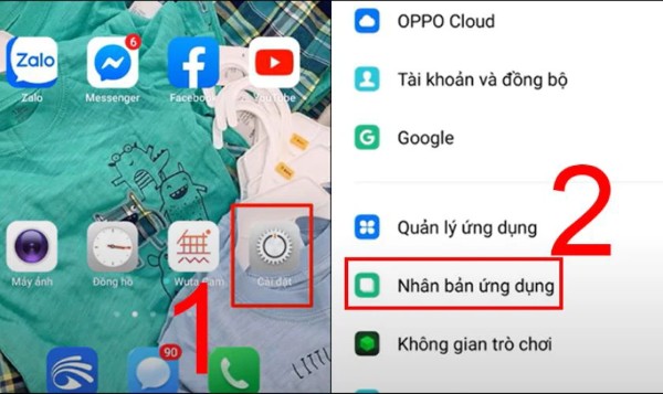 Chọn Nhân bản ứng dụng