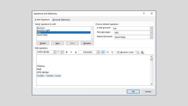 Chọn chữ ký cần chỉnh sửa