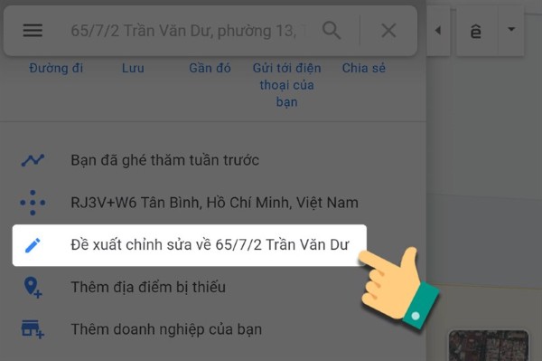 Chọn “Đề xuất chỉnh sửa”