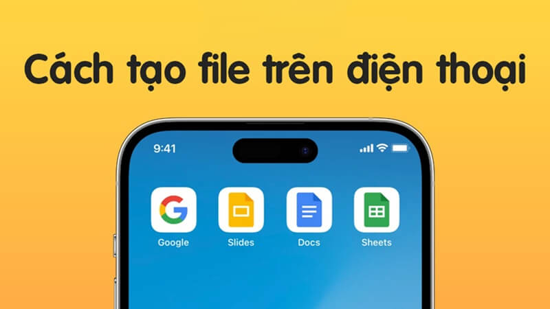 Hướng dẫn tạo file ảnh trên điện thoại